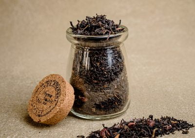 Té negro ecológico de canela y chocolate.