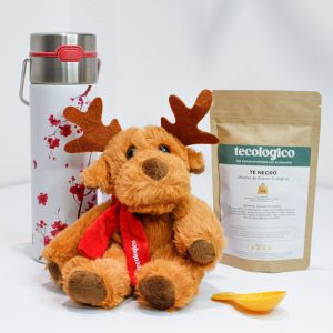Pack de té con bidón termo de tecológico. El regalo perfecto para navidad.